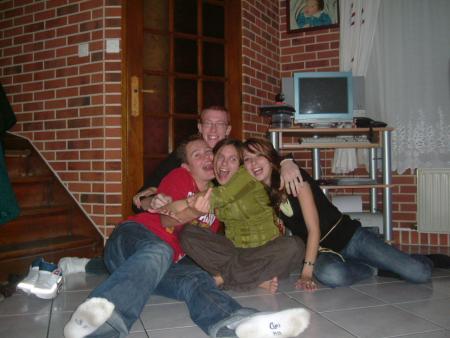 Benjamin, Moi, Mélanie et Eloise.